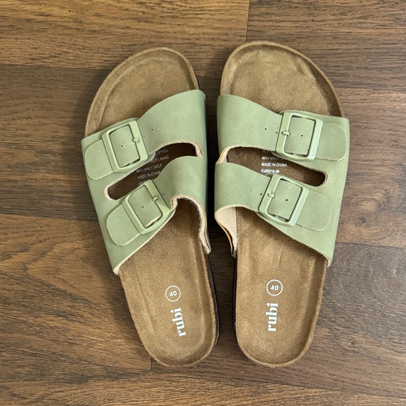 Shoes - Rubi green sandals
